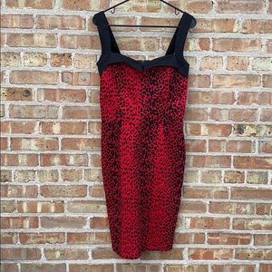 Red Leopard dress